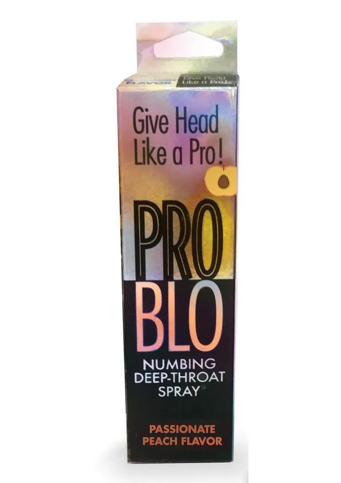 Problo Male Sex Toys Problo Numbing DeepThroat Spray 1oz Peach