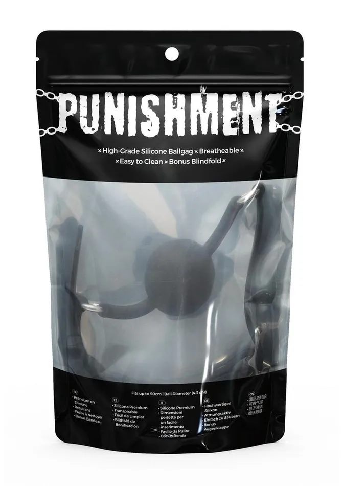 Punishment Silicone Ball Gag Punishment Male Sex Toys