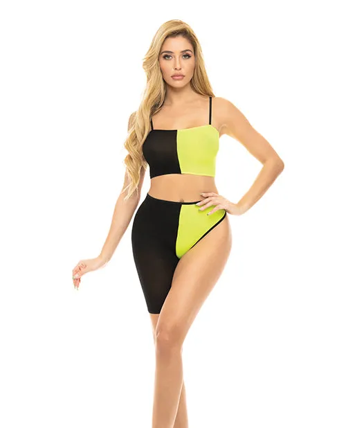 Rene Rofe Anal Block You Out Bandeau Set BlackYellow One Size