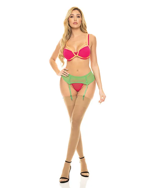 Rene Rofe Anal Come To Me GString Set Neon SM