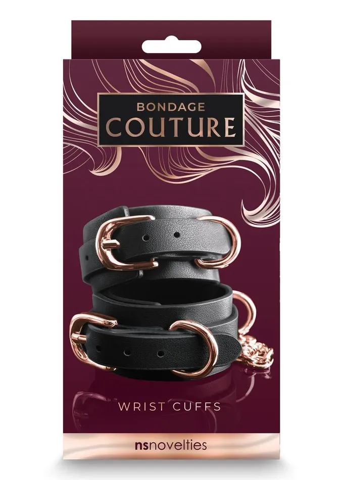 Restraints Bondage Couture Wrist Cuffs Bondage Couture