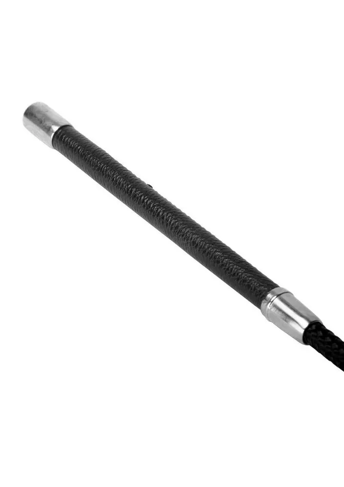 Restraints Master Series Master Series Red Mare Leather Riding Crop