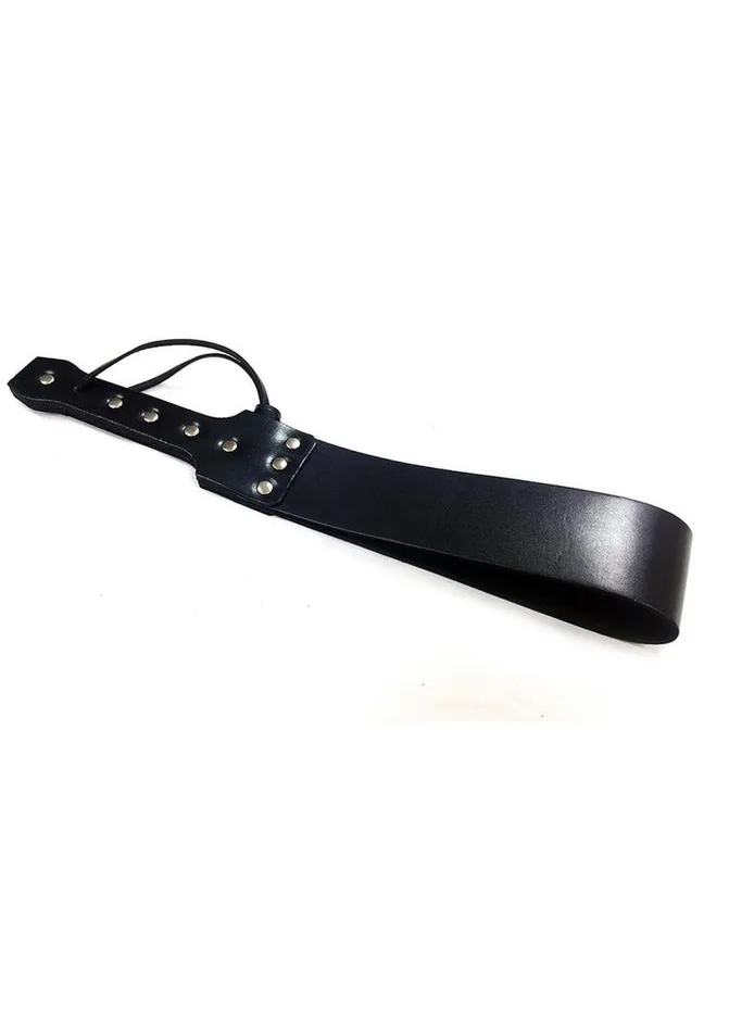 Restraints Rouge Folded Leather Paddle with Rivets Rouge Restraints Rouge Folded Leather Paddle with Rivets Rouge
