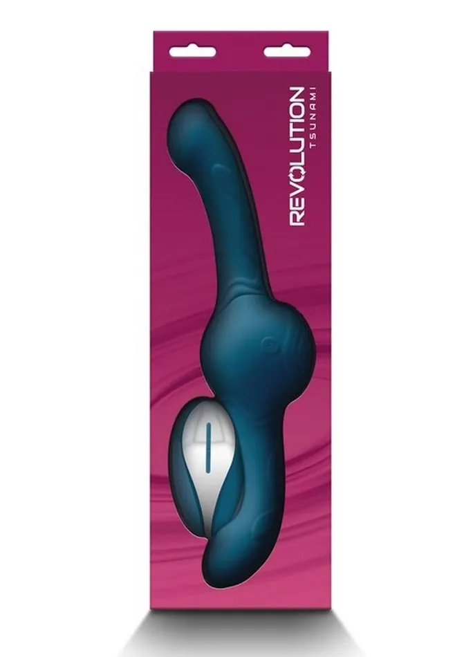 Revolution Female Sex Toys Revolution Tsunami Rechargeable Silicone Vibrator with Remote Control Revolution Female Sex Toys Revolution Tsunami Rechargeable Silicone Vibrator with Remote Control