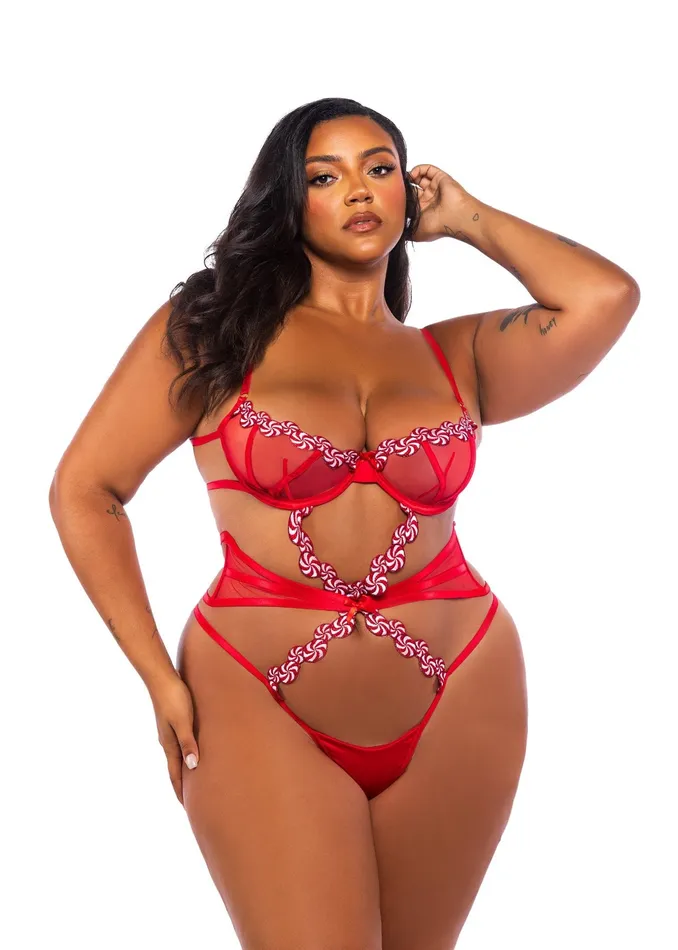 Roma Confidential Red Peppermint Kiss Teddy Vibrators