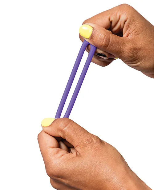 ROMP Remix Trio Penis Ring Set of 3 Purple Wow Tech Male Sex Toys