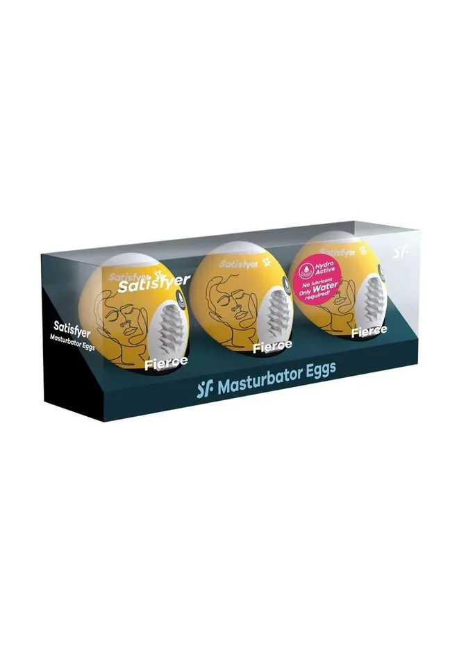 Satisfyer Male Sex Toys Satisfyer Masturbator Egg 3 Pack Set Fierce