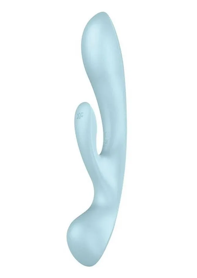 Satisfyer Vibrators Satisfyer Triple Oh Rechargeable Silicone Dual Stimulating Vibrator