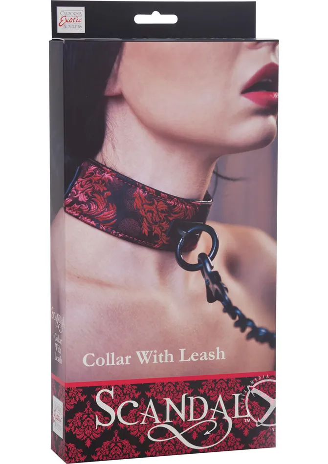 Scandal Male Sex Toys Scandal Collar with Leash