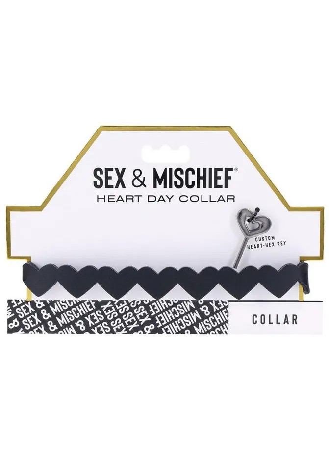 Sex and Mischief Heart Day Collar Sex and Mischief Couples