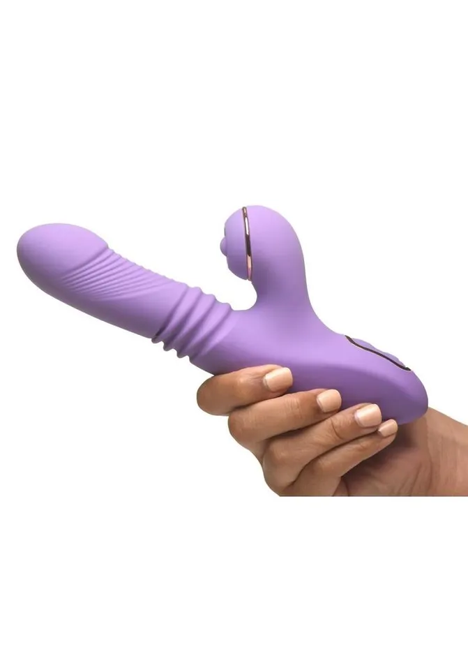 Shegasm ProThrust Max Rechargeable Silicone Thrusting and Pulsing Rabbit SHEGASM Vibrators