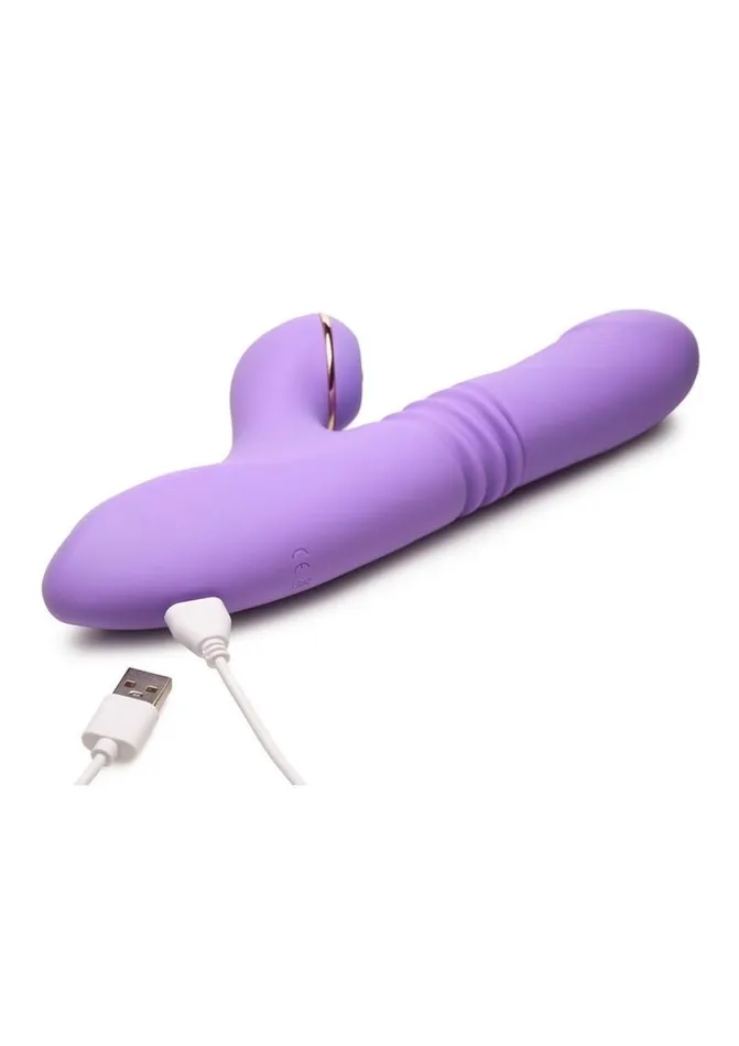 Shegasm ProThrust Max Rechargeable Silicone Thrusting and Pulsing Rabbit SHEGASM Vibrators
