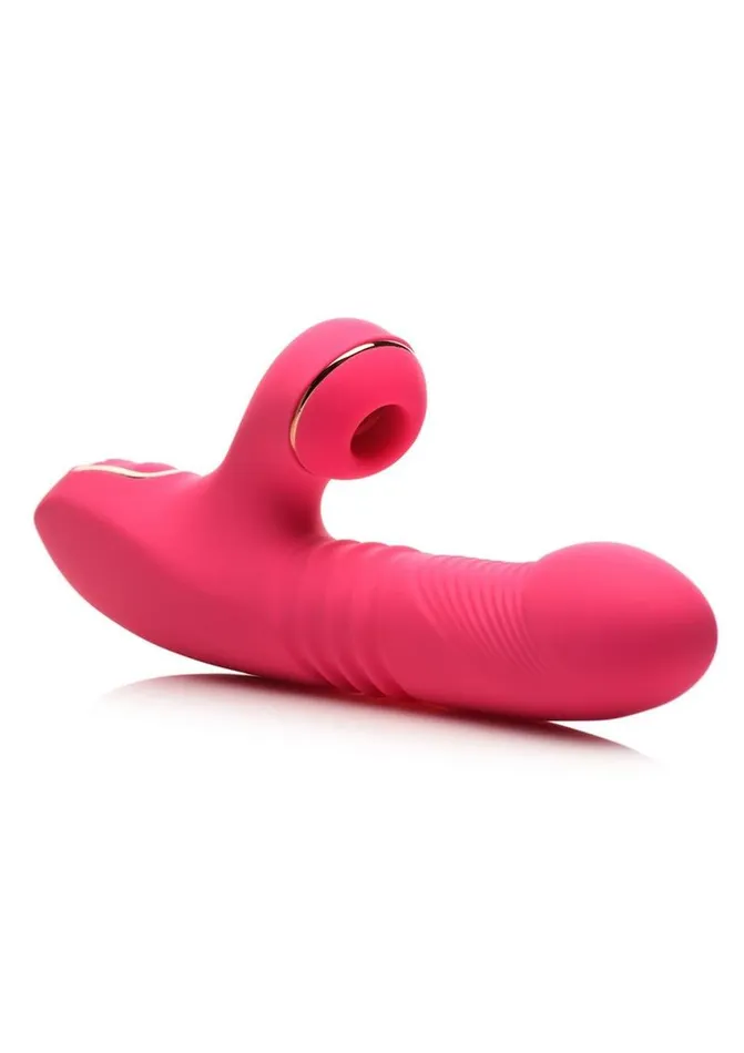 Shegasm ProThrust Thrusting Suction Rechargeable Silicone Rabbit Vibrator SHEGASM Female Sex Toys Shegasm ProThrust Thrusting Suction Rechargeable Silicone Rabbit Vibrator SHEGASM Female Sex Toys