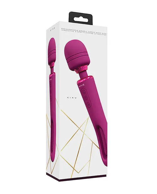 Shots America LLC Vibrators Kiku Double Ended Wand GSpot Vibe Pink