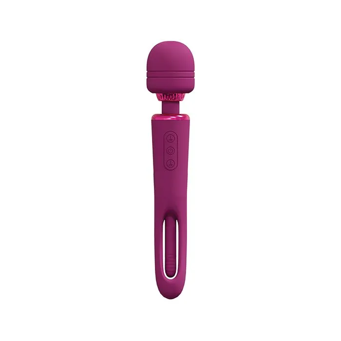Shots America LLC Vibrators Kiku Double Ended Wand GSpot Vibe Pink
