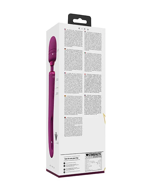 Shots America LLC Vibrators Kiku Double Ended Wand GSpot Vibe Pink