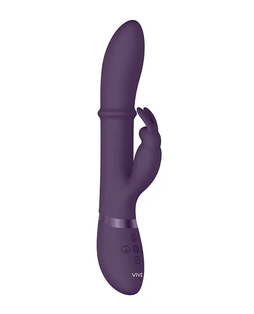 Shots America LLC Vive Halo Up Down Ring GSpot Rabbit Vibrator Purple Vibrators