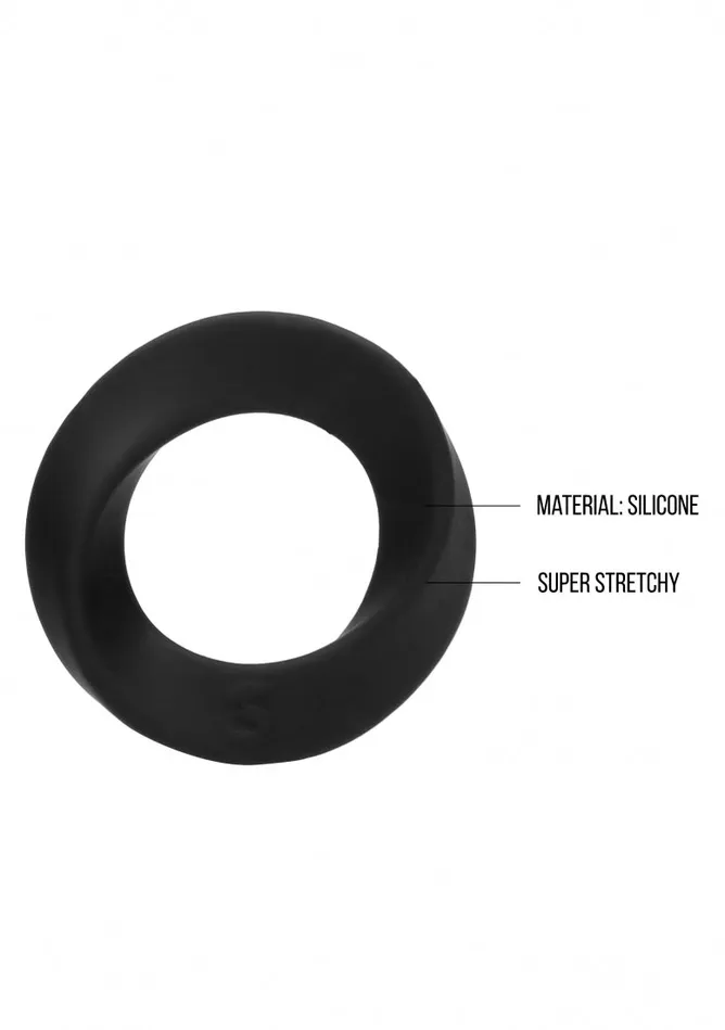 Shots America Male Sex Toys No 85 Cock Ring Large Black