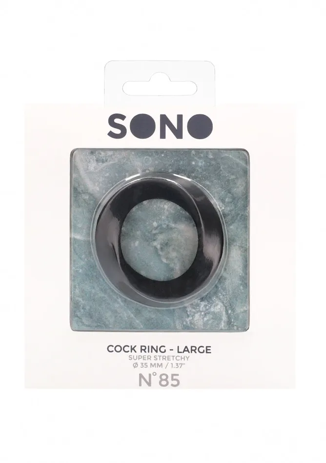 Shots America Male Sex Toys No 85 Cock Ring Large Black