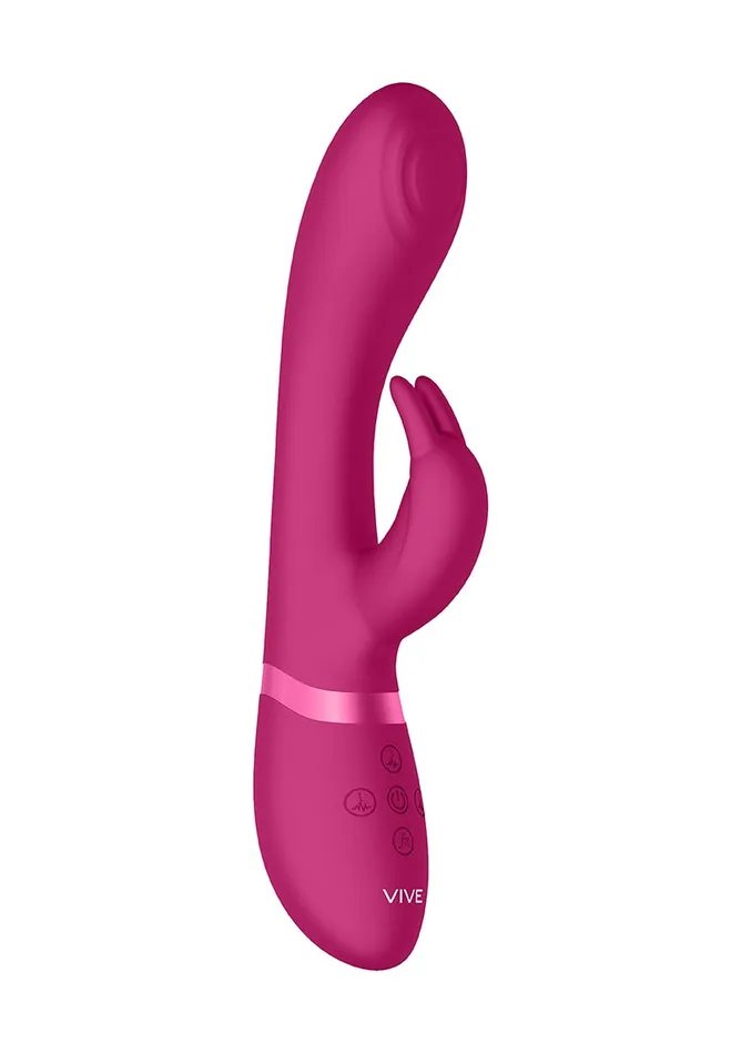 Shots America Vibrators Cato Pulse Gspot Rabbit Pink