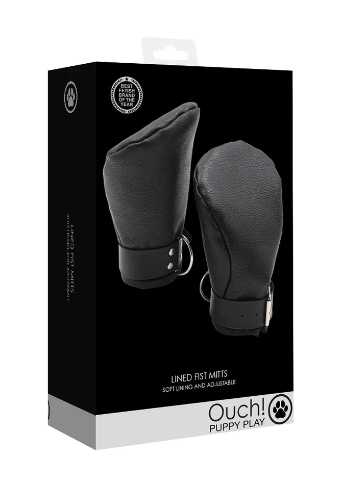Shots America Vibrators Neoprene Lined Fist Mitts