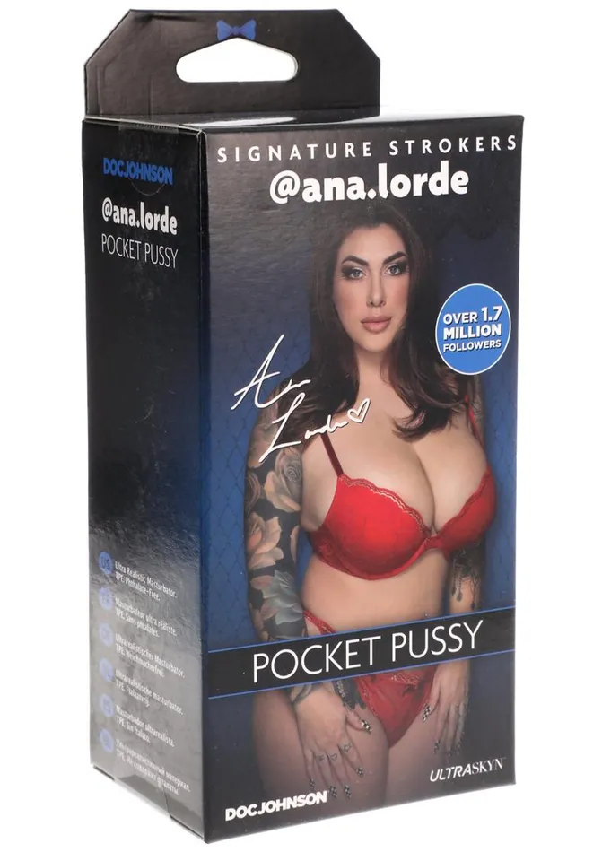 Signature Strokers Male Sex Toys Signature Strokers Girls Of Social Media Analorde Pocket Masturbator Pussy