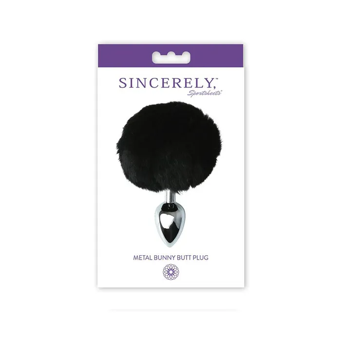 Sincerely Metal Bunny Butt Plug Sincerely Anal