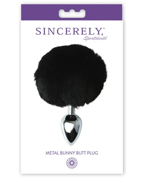 Sincerely Metal Bunny Butt Plug Sincerely Anal