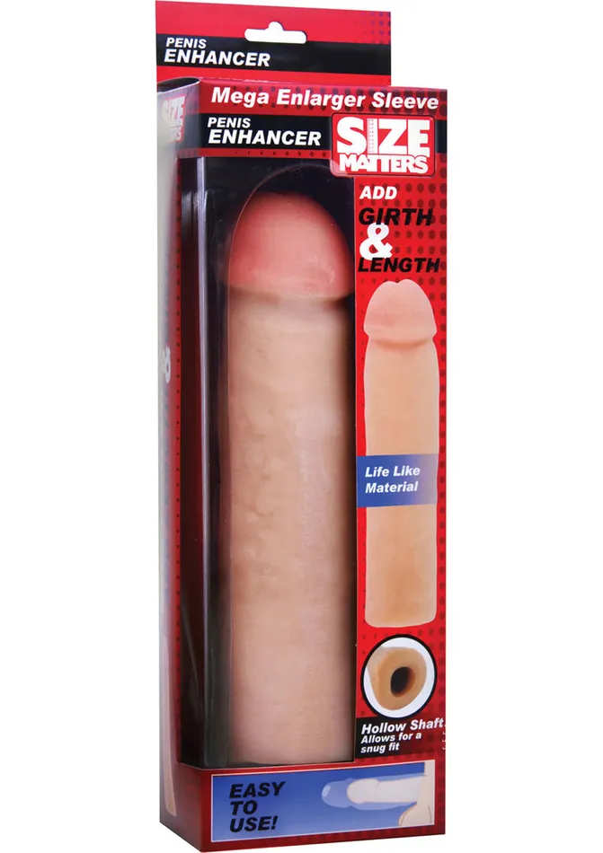 Size Matters Male Sex Toys Size Matters Mega Enlarger Sleeve Penis Enhancer Size Matters Male Sex Toys Size Matters Mega Enlarger Sleeve Penis Enhancer