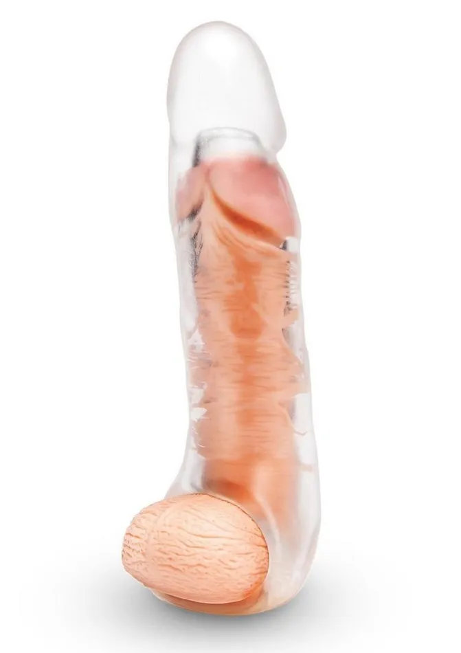 Size Up Male Sex Toys Size Up Extra Girthy Clear View Penis Extender with Ball Loop Size Up Male Sex Toys Size Up Extra Girthy Clear View Penis Extender with Ball Loop
