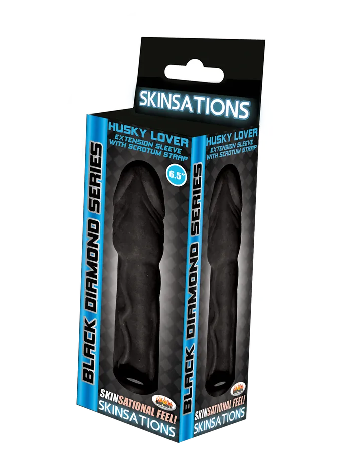 Skinsations Husky Lover Extension Sleeve w Scrotum Strap Hott Products Male Sex Toys Skinsations Husky Lover Extension Sleeve w Scrotum Strap Hott Products Male Sex Toys