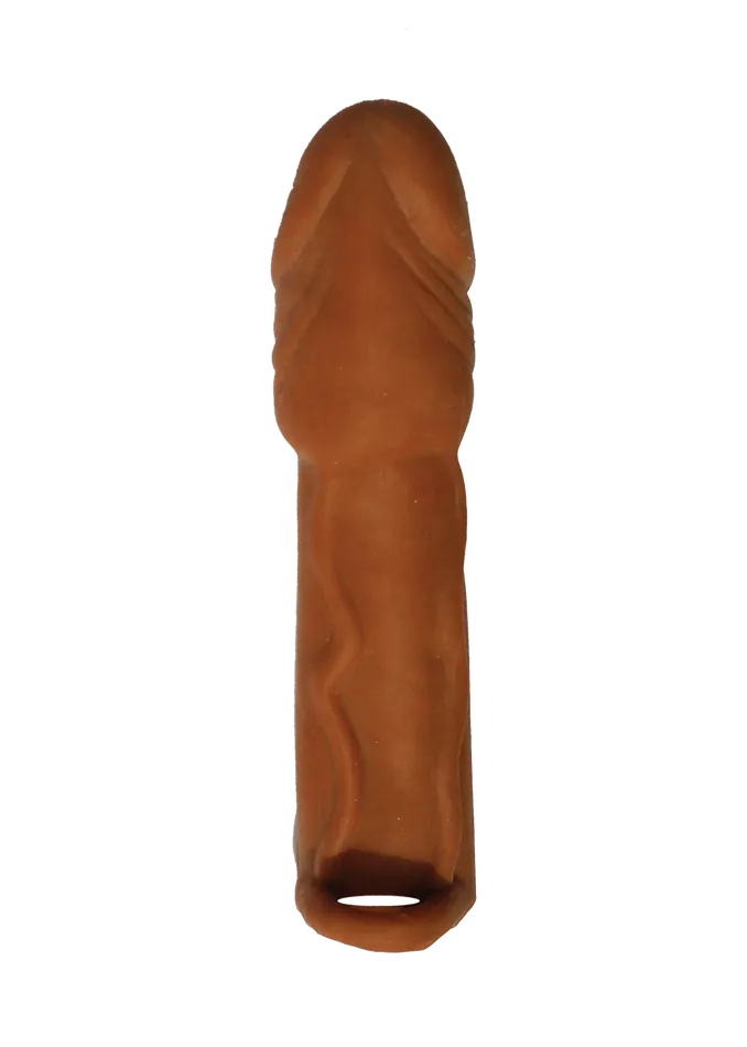 Skinsations Husky Lover Extension Sleeve w Scrotum Strap Hott Products Male Sex Toys