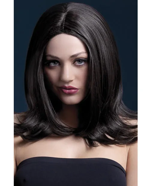 Smiffys Vibrators Sophia Fever Wig Brown