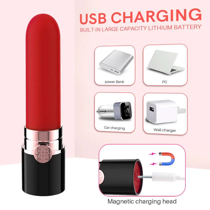 Sorlove Female Sex Toys Lipstick Vibe Bullet Vibrator 10 Vibrations Gspot Nipple Stimulator