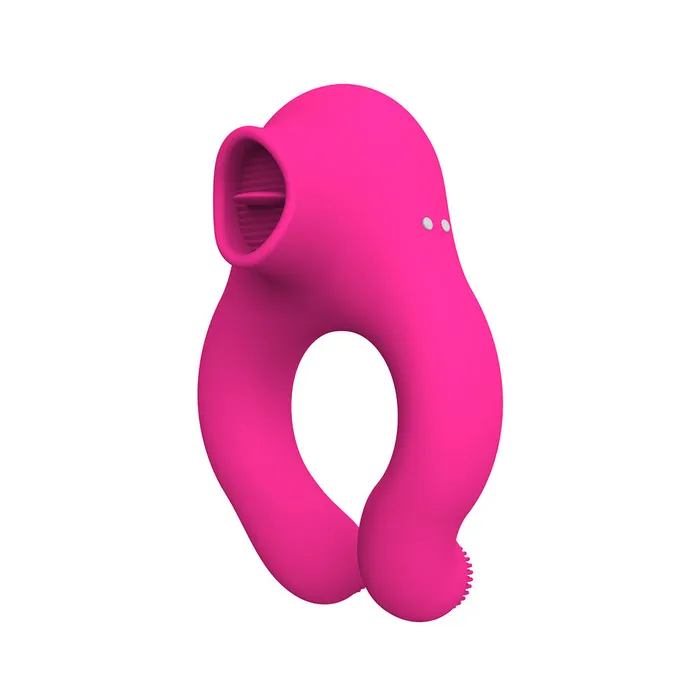 Sorlove Male Sex Toys Couple Vibrator With Cock Ring And Clitoris Licking Stimulator 7 Modes