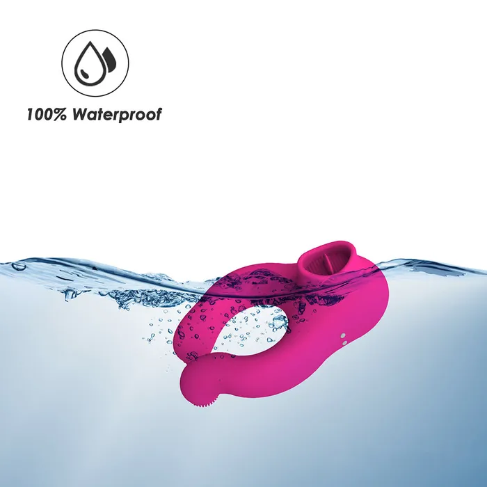 Sorlove Male Sex Toys Couple Vibrator With Cock Ring And Clitoris Licking Stimulator 7 Modes