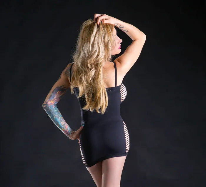Spaghetti String Dress Beverly Hills Naughty Girl Vibrators