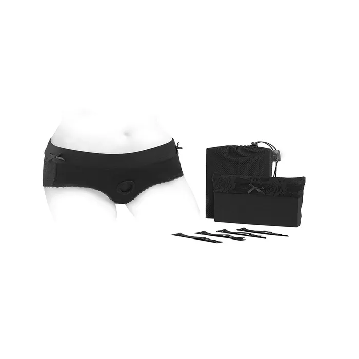 SpareParts Bella Harness BlackBlack Nylon XL SpareParts HardWear Anal