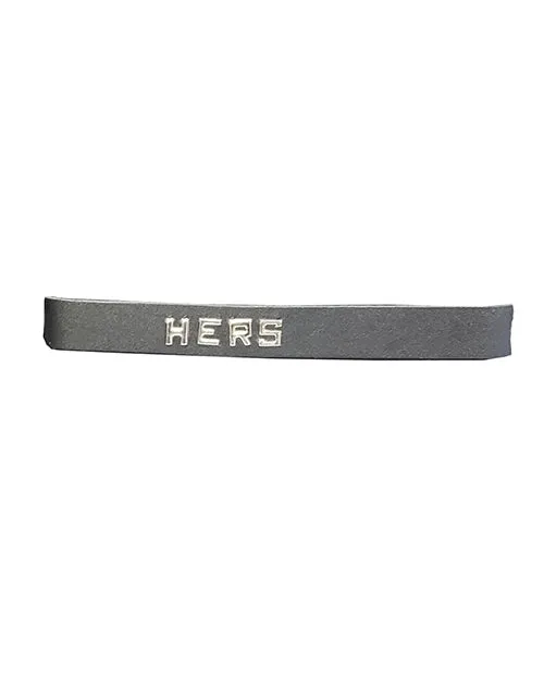 Spartacus HERS Leather Collar Black Spartacus Restraints