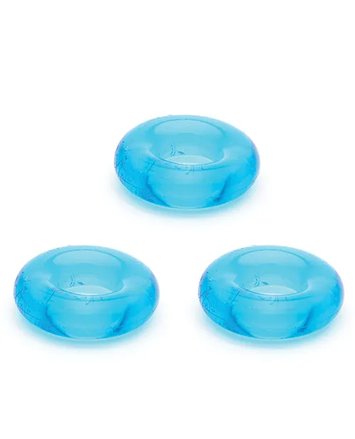 Sport Fucker Chubby Cockring 3 pack Ice Blue 665 INC Anal