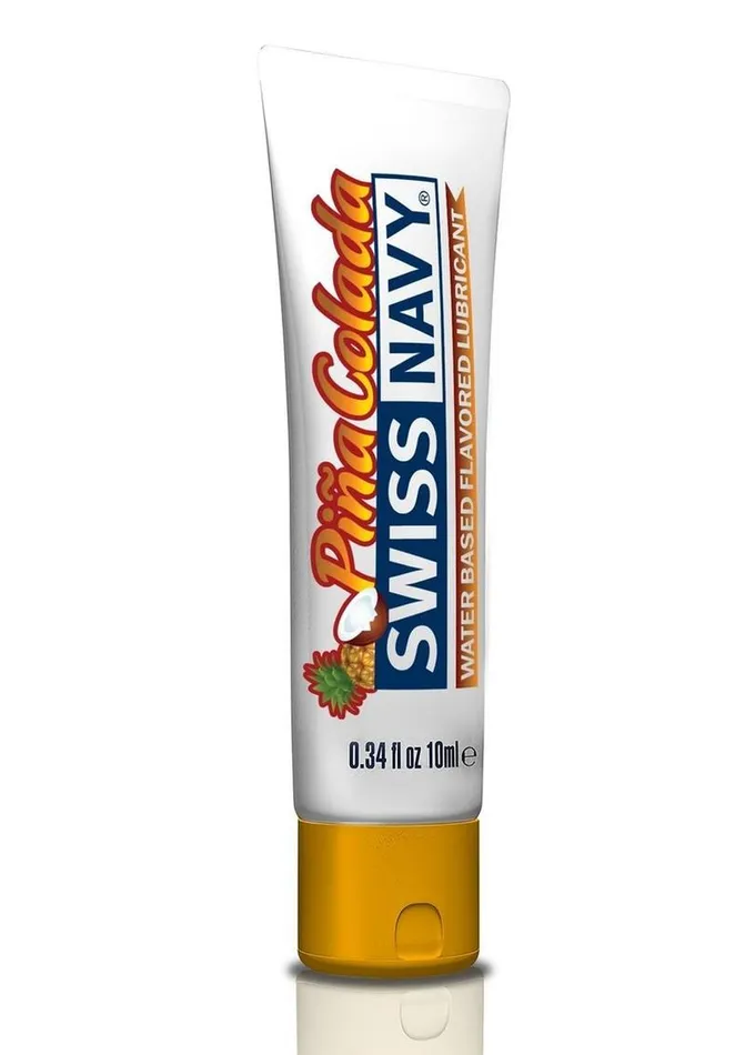 Swiss Navy Flavored Lubricant 10ml Pina Colada Swiss Navy Lubricants
