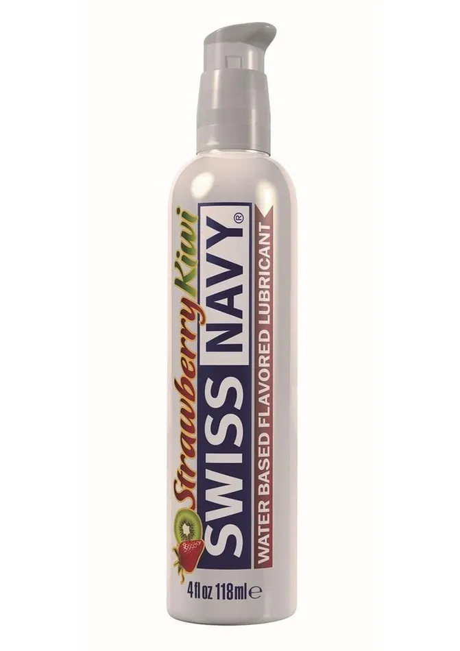 Swiss Navy Flavored Lubricant 4oz118ml Strawberry Kiwi Swiss Navy Lubricants Swiss Navy Flavored Lubricant 4oz118ml Strawberry Kiwi Swiss Navy Lubricants