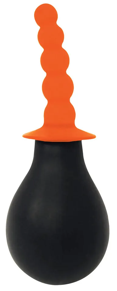 Tail Cleaner Rippled Orange Curve Toys Anal