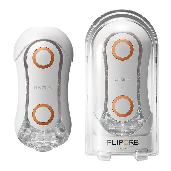 Tenga Flip Orb Orange Crash TENGA Vibrators