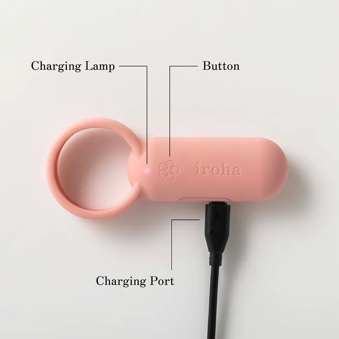 TENGA Vibrators iroha SVR Smart Vibe Ring Coral Pink