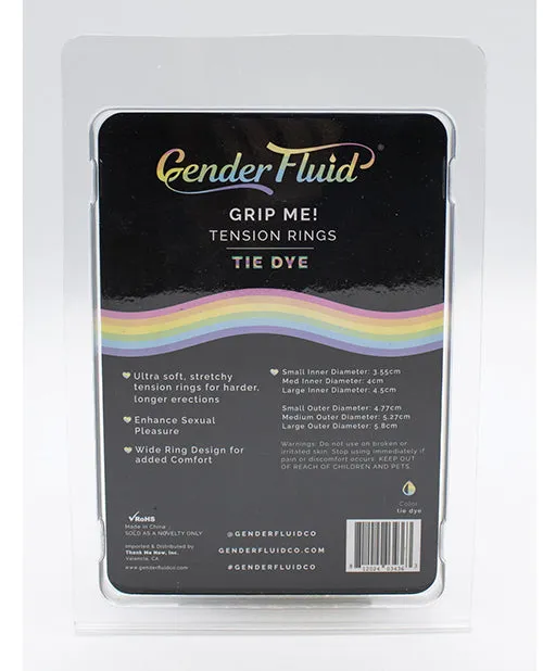 Thank Me Now INC Vibrators Gender Fluid Grip Me Tension Rings Tie Dye