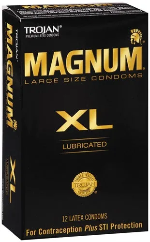 Trojan Male Sex Toys Trojan Magnum XL Lubricated Condoms