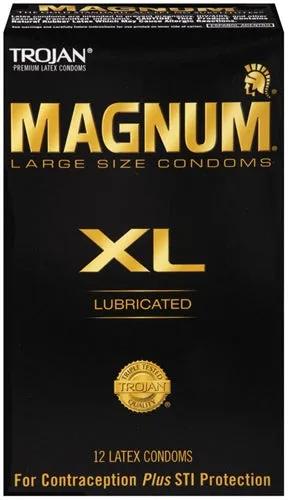 Trojan Male Sex Toys Trojan Magnum XL Lubricated Condoms