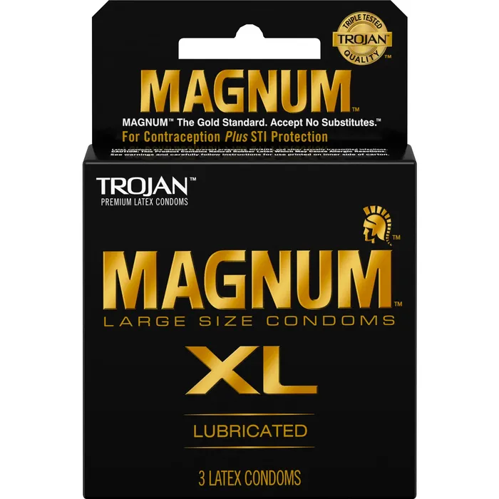 Trojan Male Sex Toys Trojan Magnum XL Lubricated Condoms