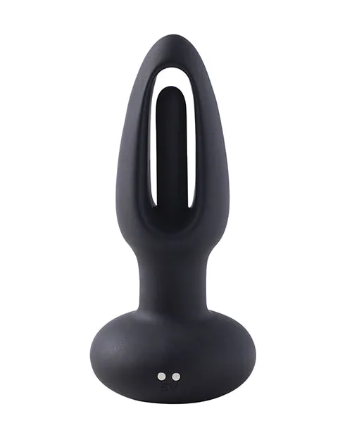 Uc Global Trade INChoney Play B Anal Snuggy Flapping Vibrating Anal Plug Black
